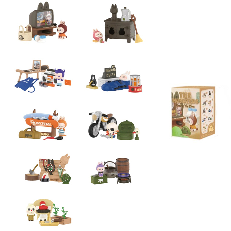 POP MART LABUBU THE MONSTERS Elf House Little Fox Blind Box Type Single Blind Box/Full Box of 9