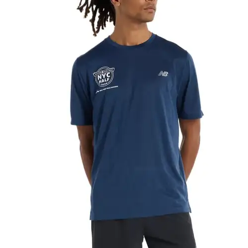 New Balance United Airlines NYC T Shirt Men's Blue
