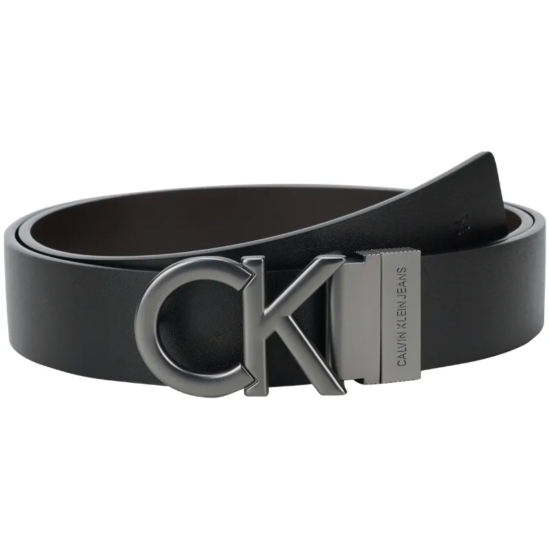 CALVIN KLEIN Cow Leather Belts Men's 3.5cm