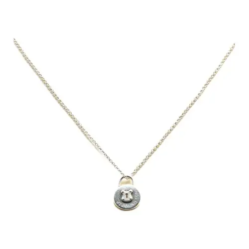 TIFFANY & CO. 2000-2023 Sterling Silver Lock Pendant Necklace