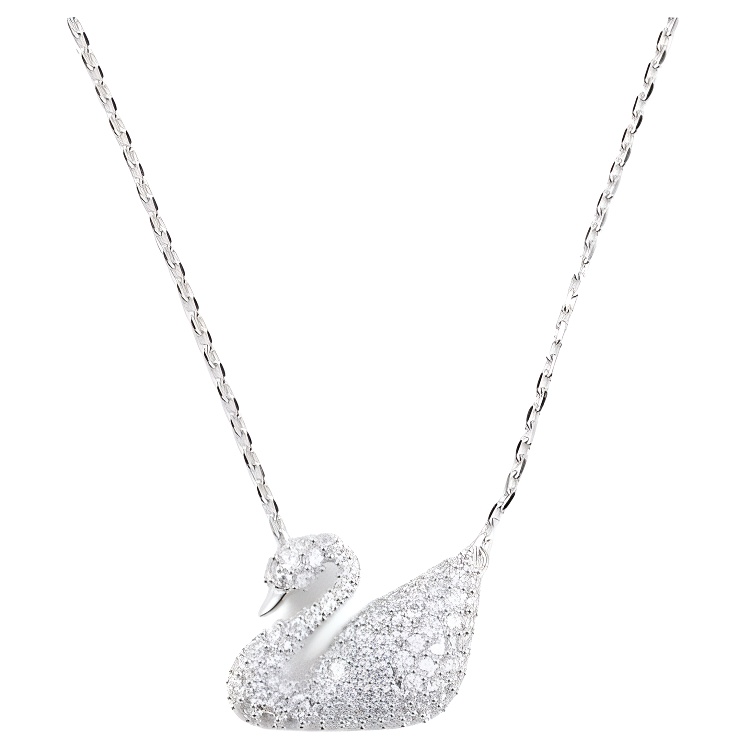 Женское necklace Swarovski Swan (серебристо-белое)