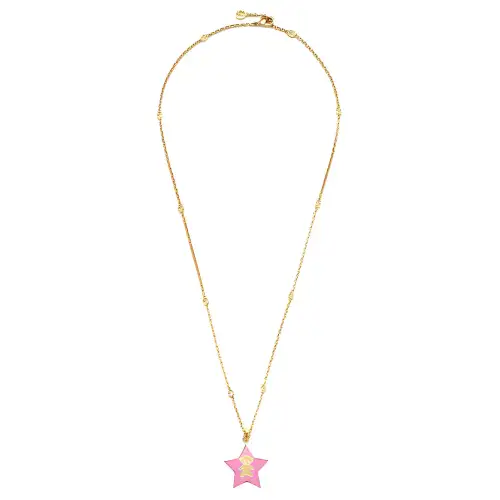 GUCCI Necklaces Unisex Gold/Pink