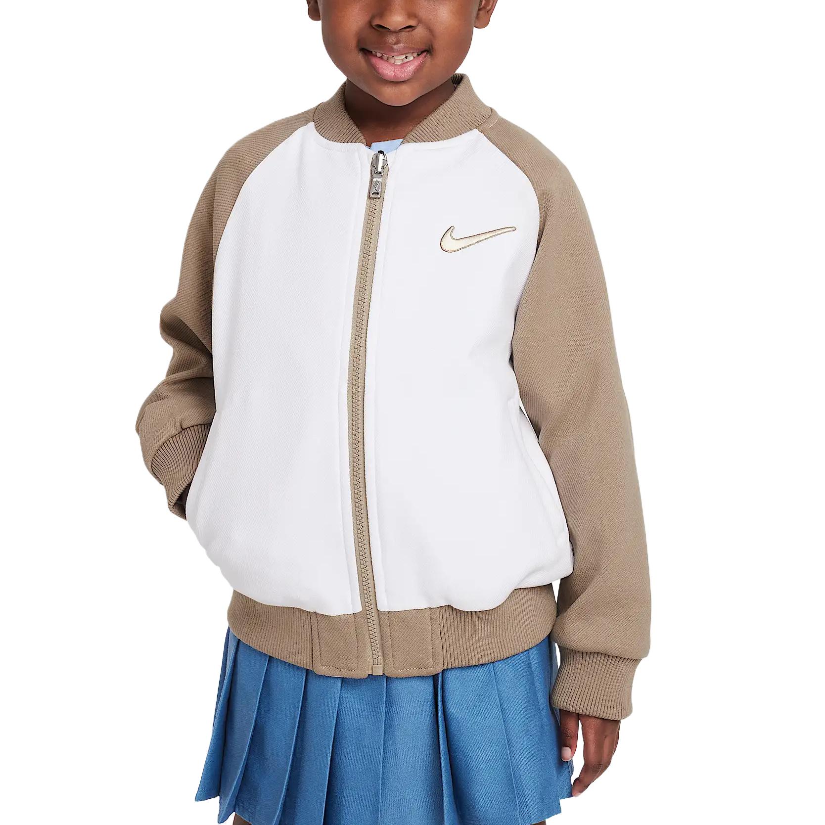 Куртка Nike Colorblock Jacket (бело-песочная)