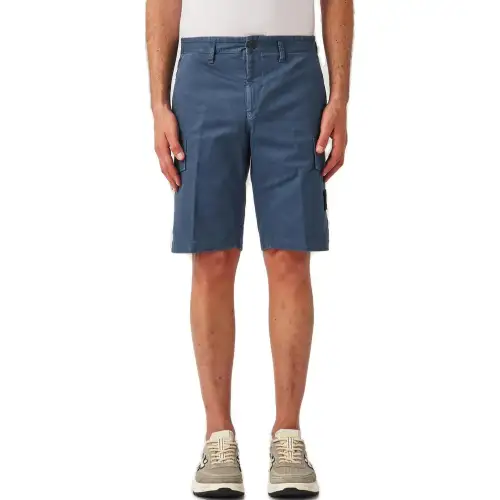 STONE ISLAND Compass Badge Knee Length Cargo Shorts