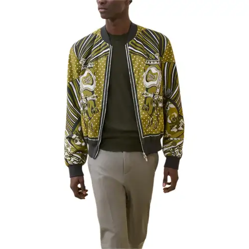 HERMES Jackets & Coats Men's Fennel