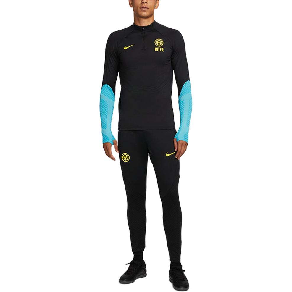 Nike Inter Milan Strike Drill Top Soccer Jersey Men’s Black/Yellow