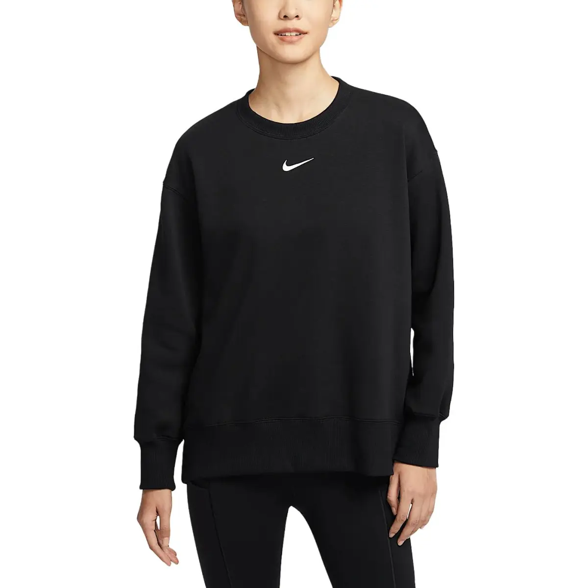 Nike Sportswear Phoenix Fleece FW24 Fleece Lined Thermal Crew Neck Sports Long Sleeved Sweatshirt Women's