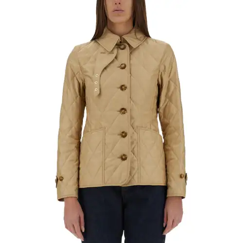 Burberry diamond-quilted jacket