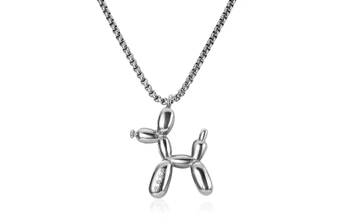 Zeroline Titanium Steel Necklaces Unisex