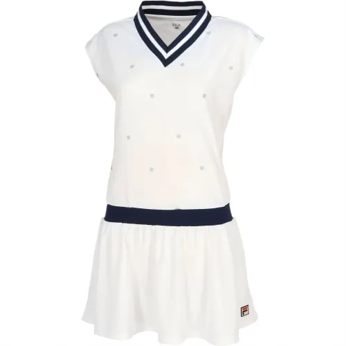 FILA Tennis Tops Women's White V Neck Moderate