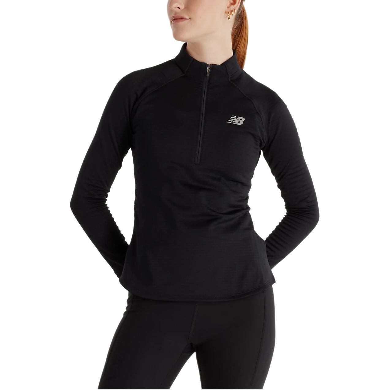Женская футболка New Balance Heat Grid Athletics (черная)