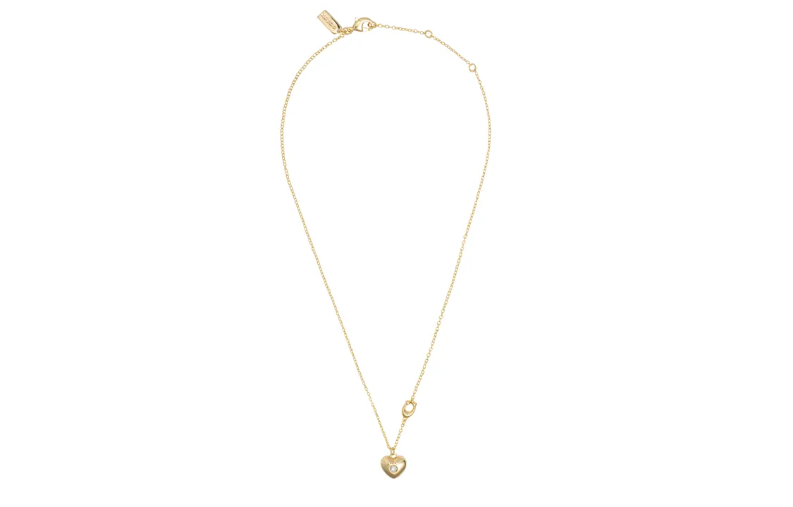 COACH Brass Necklaces Women's Gold