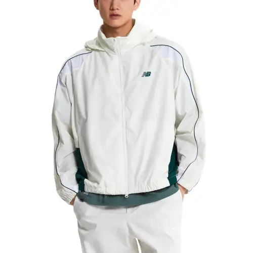 New Balance UNI FLYING Jackets & Coats Men's Ivory
