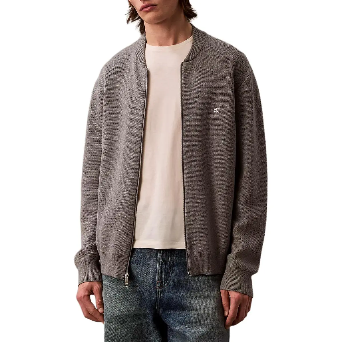 CALVIN KLEIN Jackets & Coats Men's Medium Gray