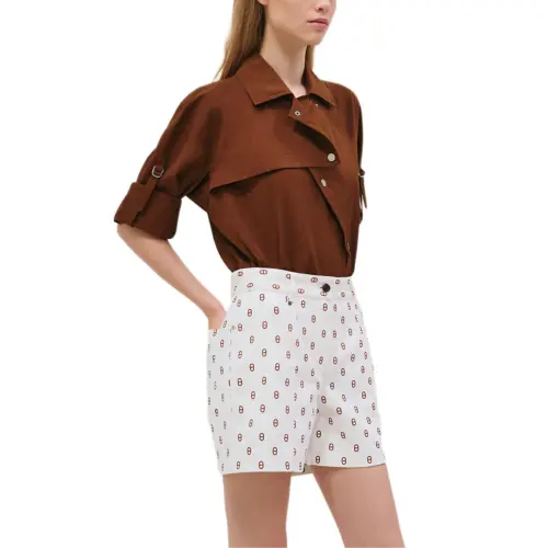 HERMES FW24 Casual Shorts Women's Tawny