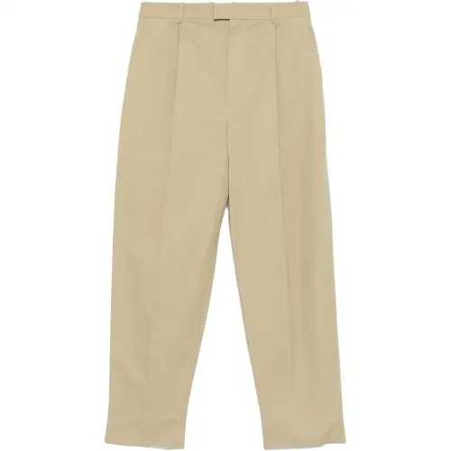 Bottega Veneta Straight Leg Twill Trousers