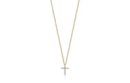 TIFFANY & CO. 18K Gold, Diamond Necklaces Women's Gold
