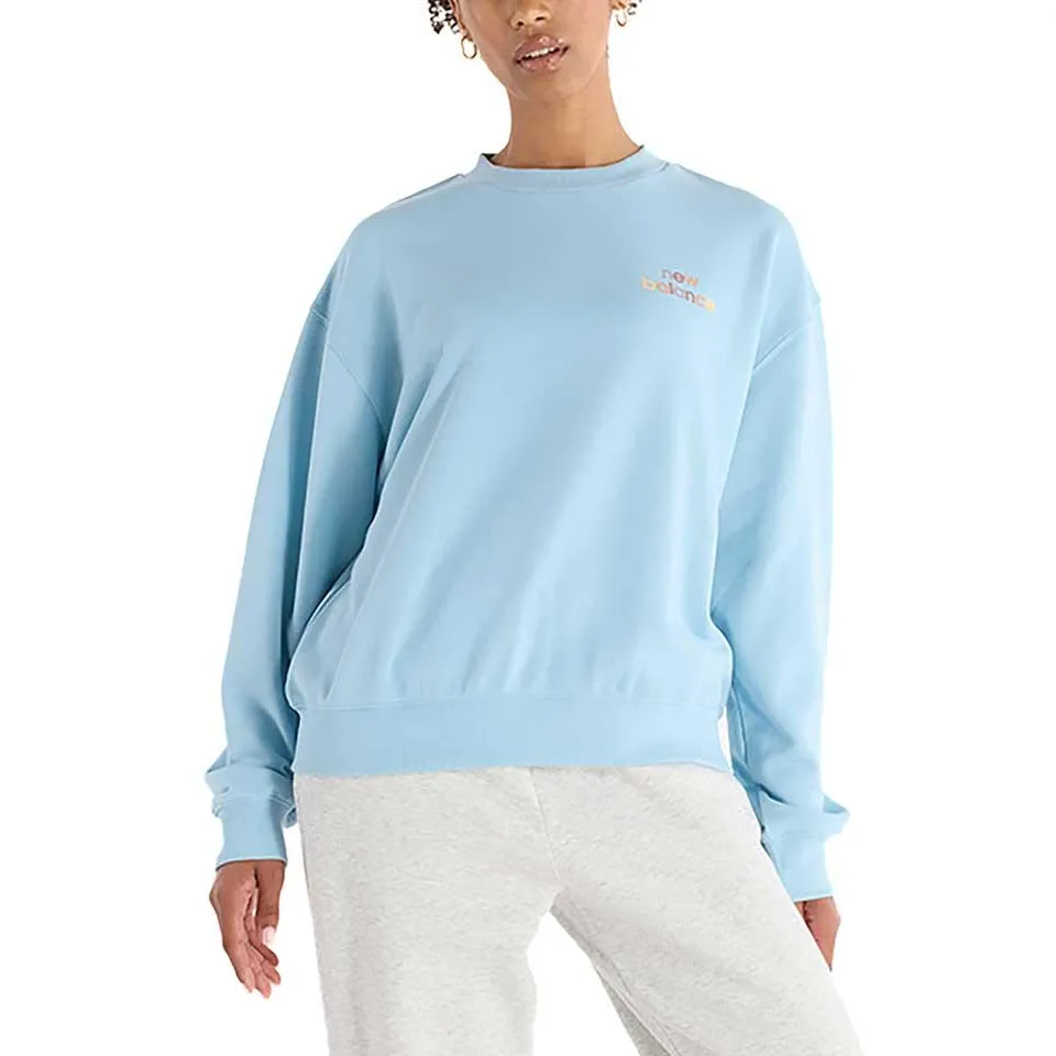 New Balance French Terry Sweatshirt Women's Blue
