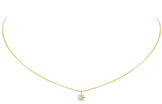 ZEGL 925 Sterling Silver Synthetic Cubic Zirconia Necklaces Women's