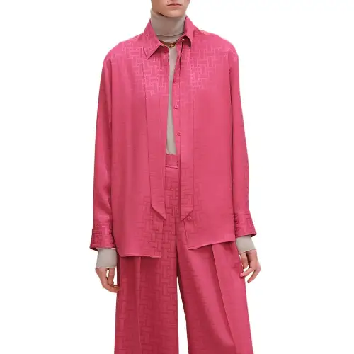 HERMES SS25 Shirt Women's Rose Red