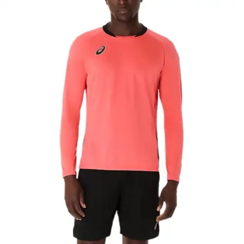 ASICS T Shirts Men's Coral Crew Neck