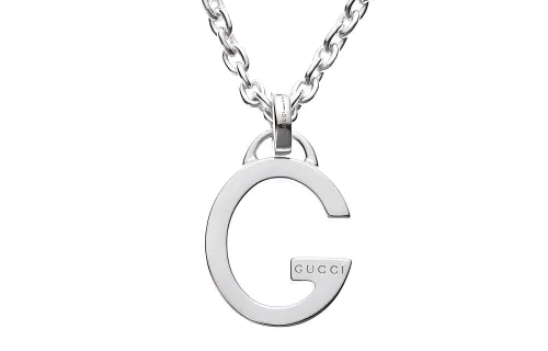 GUCCI G Silver Necklaces Women's Silver