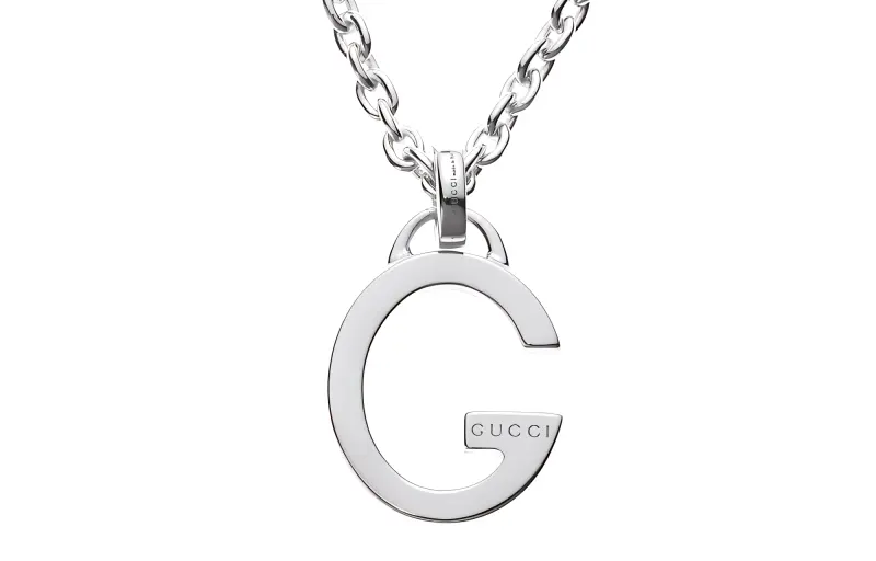 GUCCI G Silver Necklaces Women's Silver