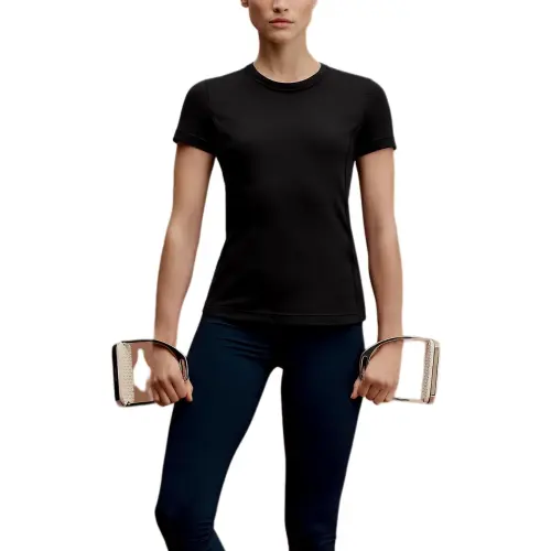HERMES Regular T Shirt Women's Black