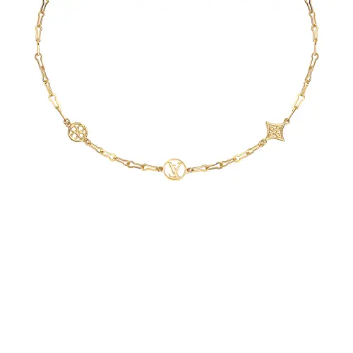 LOUIS VUITTON Pre Owned 2020 Plated Collier Forever Young Necklace Costume Necklace