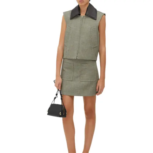 Bottega Veneta FW24 Vest Women's Mixed Color