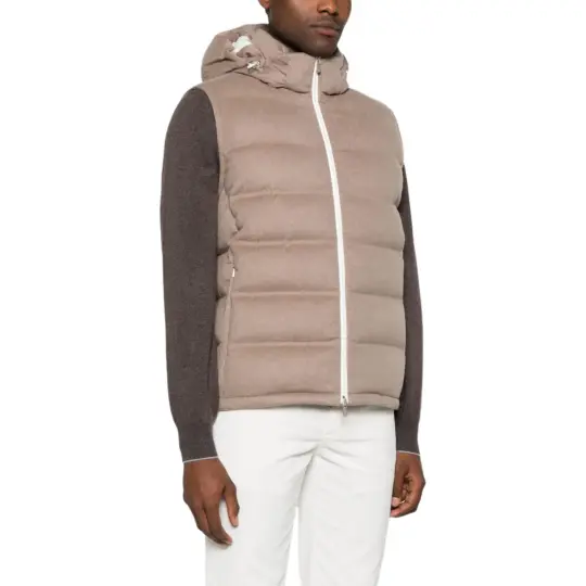 Brunello Cucinelli Hooded Padded Vest