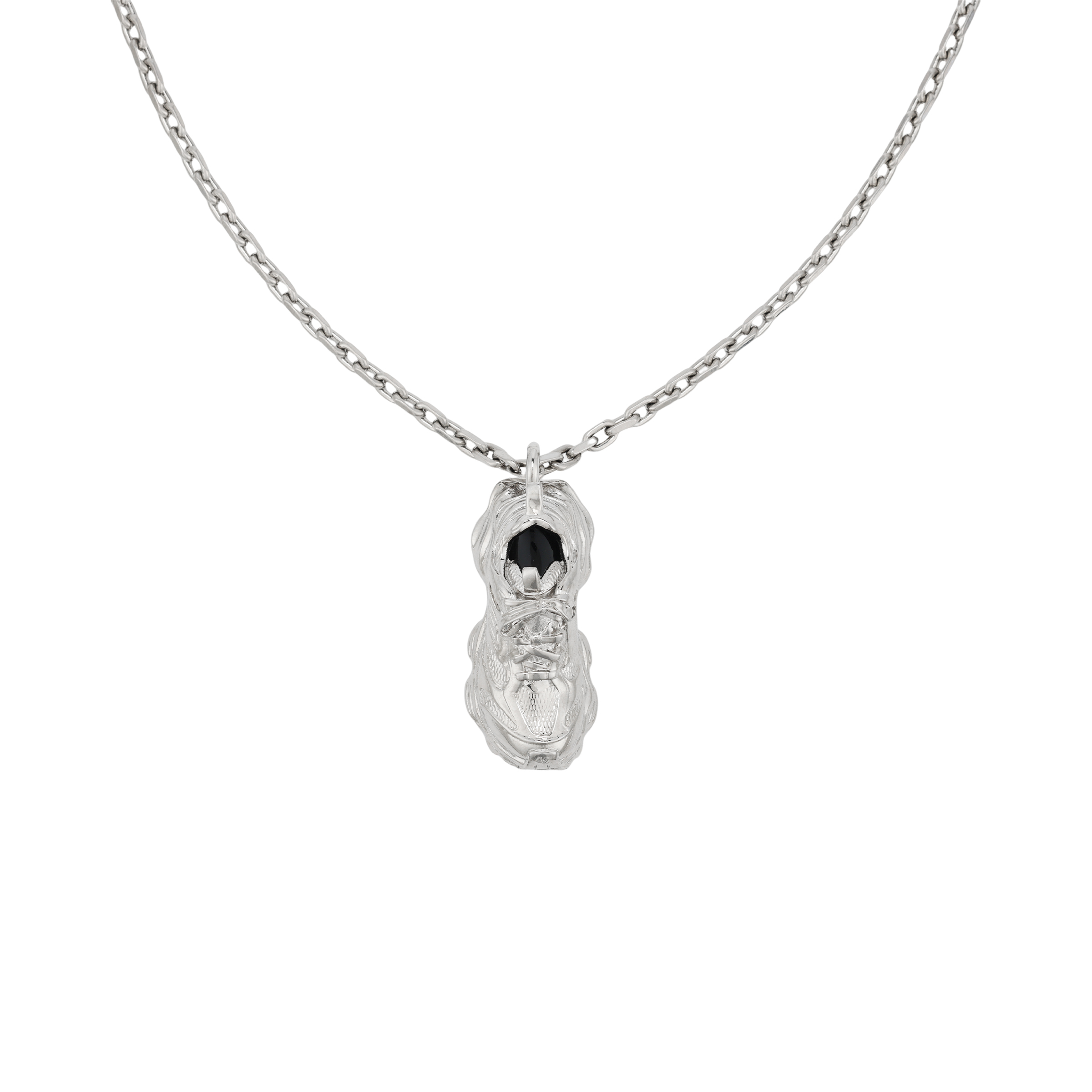 Женское ожерелье Balenciaga (серебристый)
