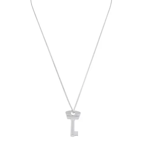 Balenciaga Brass Necklaces Women's Silver