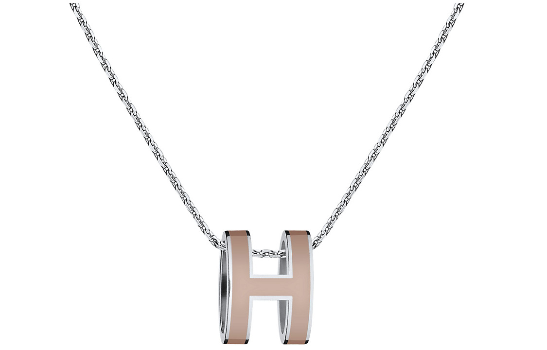 Женская сумка Hermes (серебряно-коричневая) — фото 1