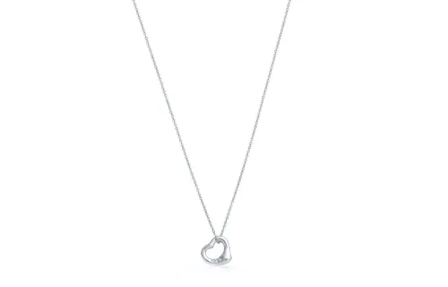 TIFFANY & CO. Diamond Necklaces Women's Silver