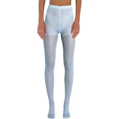 PRADA Leggings Women's Blue Moderate
