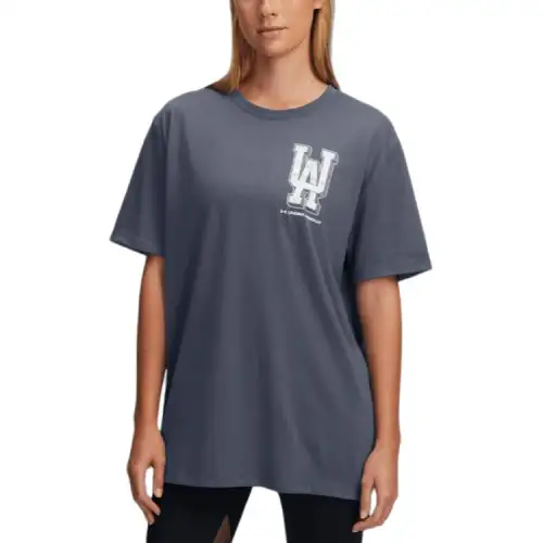 Under Armour Collegiate Drop Shoulder Sleeve T Shirt Women's