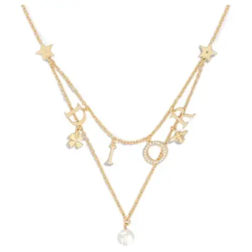 DIOR Metal Necklaces Women's Gold