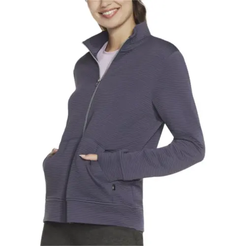 Skechers GO WALK EverywhereSkech Sweats Jackets & Coats Women's Purple/Charcoal Gray