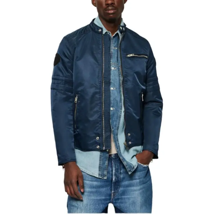 DIESEL SS24 Jackets & Coats Men's Blue
