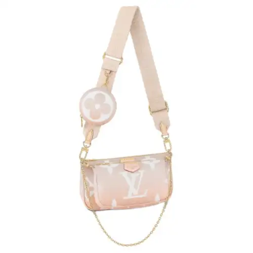 LOUIS VUITTON Multi Pochette Gradient Pastel Mist