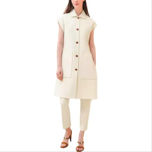 HERMES FW24 Coats Women's White