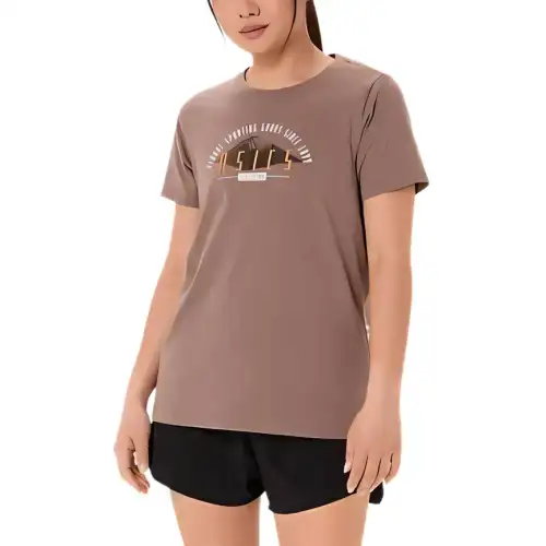 Asics x Better Cotton Regular T Shirt Women's Brown