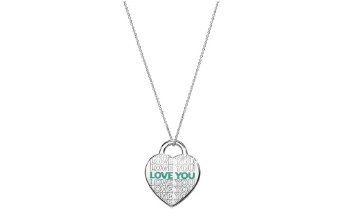 TIFFANY & CO. Return To Tiffany Collection Necklace Unisex Silver