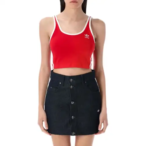 Adidas Originals 3-Stripes Cropped Tank Top