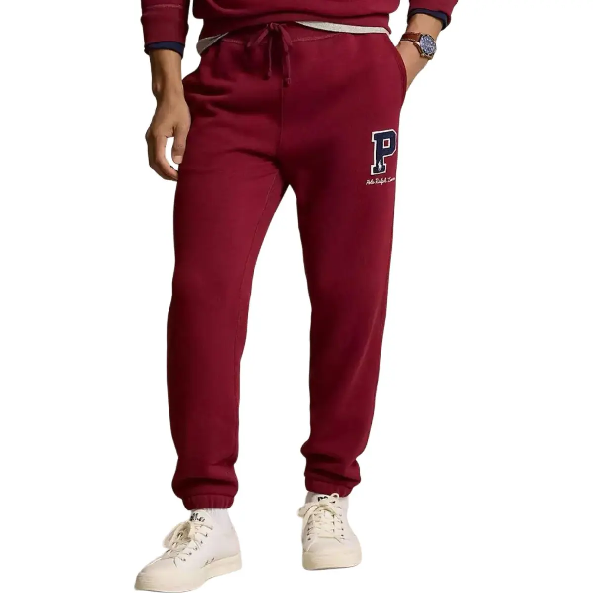 Polo Ralph Lauren Knitted Sweatpants Men's Burgundy