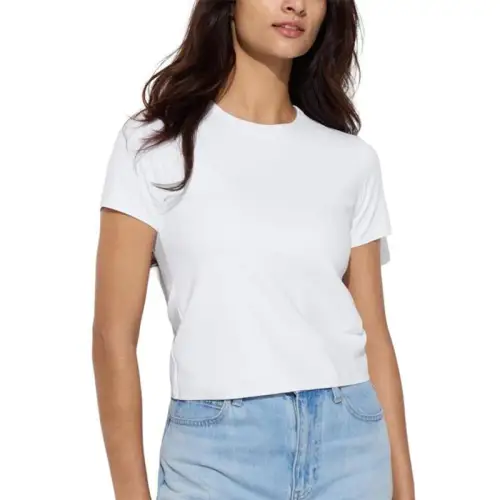 UNIQLO T Shirts Women's White Crew Neck
