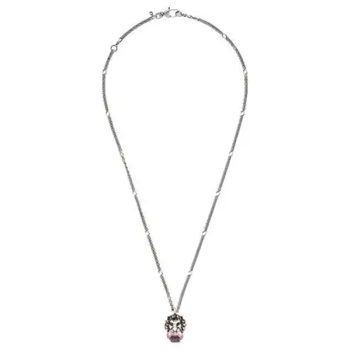 GUCCI GG Marmont Necklaces Unisex Silver