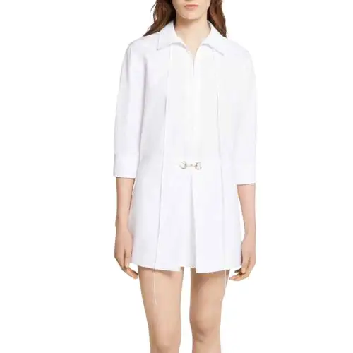 Gucci Horsebit-detail poplin mini dress