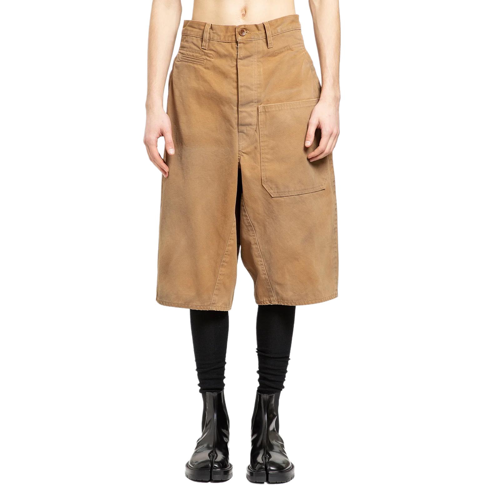 Мужские шорты Maison Margiela (коричневые)